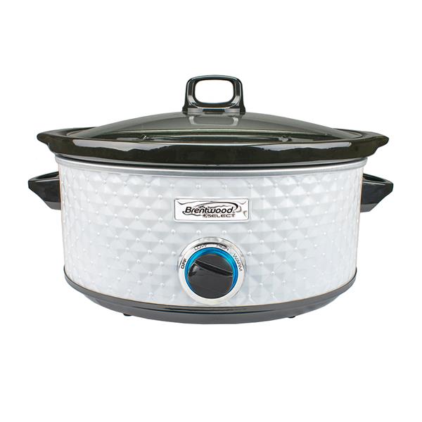 KENMORE Kenmore 5 qt (4.7L) Slow Cooker, Black and Grey, Compact