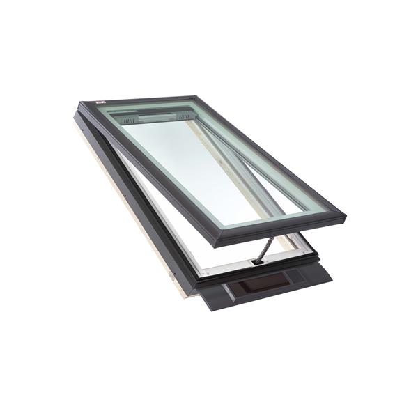 Velux Solar Venting Curb Mount Skylight - 46.5-in x 22.5-in