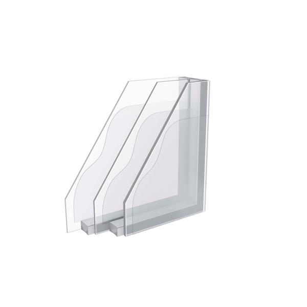 Puits fixe Velux, monté sur cadre triple, 22,5 po x 46,5 po