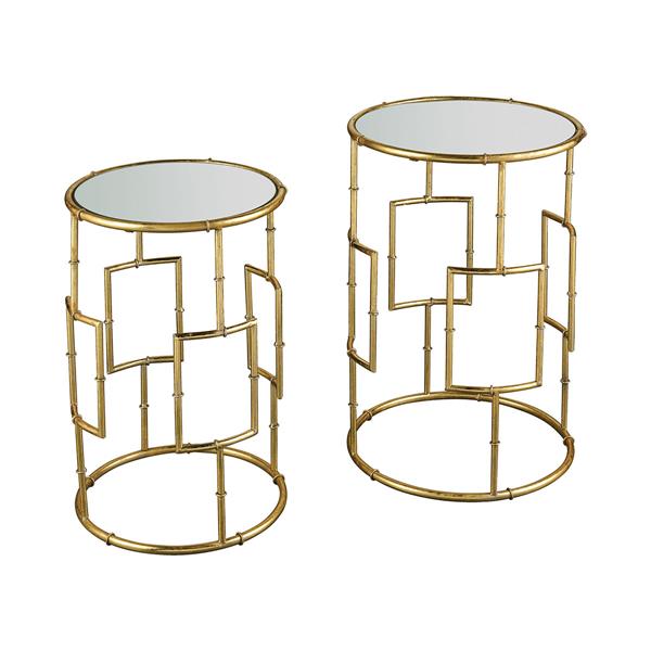 Stein World King Priam Side Table - 22.44-in - Gold