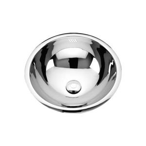 Elegant Stainless Undermount Round Sink - 16.25-in - Polished Stainless Steel