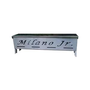 Milano Jr Charcoal Grill - Stainless Steel