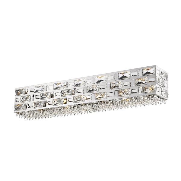 Z-lite Z-Lite Aludra Bathroom Vanity Light - 6-Light - Chrome 912-6V-CH Z-lite Z-Lite Aludra Bathroom Vanity Light - 6-Light - Chrome 912-6V-CH
