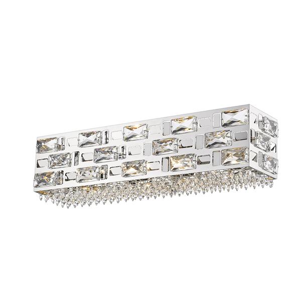 Z-lite Z-Lite Aludra Bathroom Vanity Light - 4-Light - Chrome 912-4V-CH Z-lite Z-Lite Aludra Bathroom Vanity Light - 4-Light - Chrome 912-4V-CH