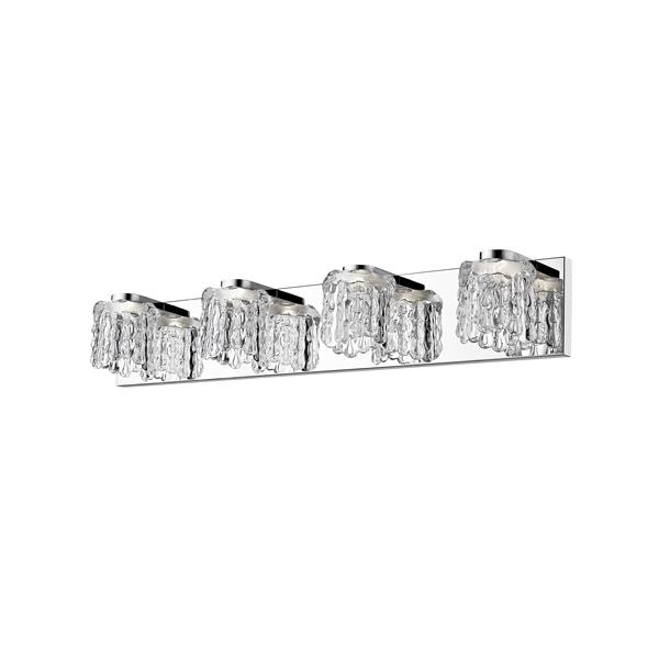 Z-lite Z-Lite Tempest Bathroom LED Vanity Light - 4-Light - Chrome 908-4V-LED Z-lite Z-Lite Tempest Bathroom LED Vanity Light - 4-Light - Chrome 908-4V-LED
