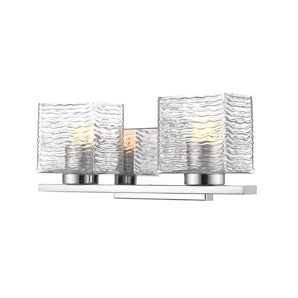 Z-lite Z-Lite Barrett Bathroom LED Vanity Light - 2-Light - Chrome 336-2V-CH-LED Z-lite Z-Lite Barrett Bathroom LED Vanity Light - 2-Light - Chrome 336-2V-CH-LED