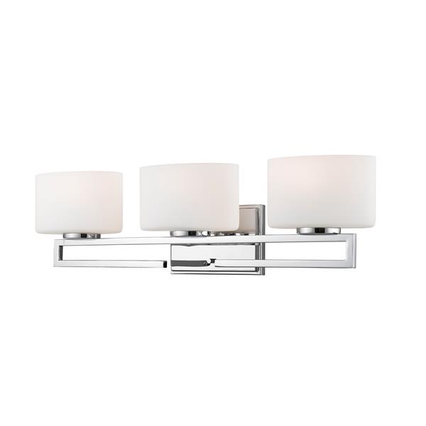 Z-lite Z-Lite Privet Bathroom LED Vanity Light - 3-Light - Chrome 335-3V-CH-LED Z-lite Z-Lite Privet Bathroom LED Vanity Light - 3-Light - Chrome 335-3V-CH-LED