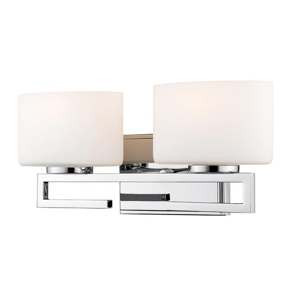 Z-lite Z-Lite Privet Bathroom LED Vanity Light - 2-Light - Chrome 335-2V-CH-LED Z-lite Z-Lite Privet Bathroom LED Vanity Light - 2-Light - Chrome 335-2V-CH-LED