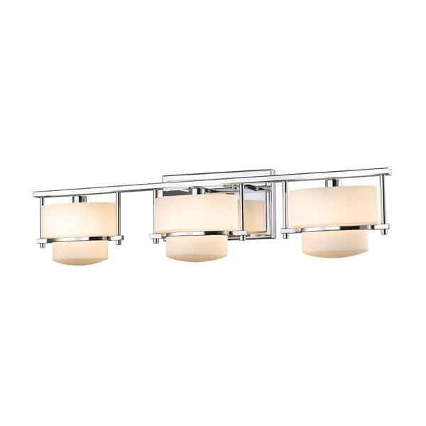 Applique pour salle de bain Porter, 3 lumières, chrome