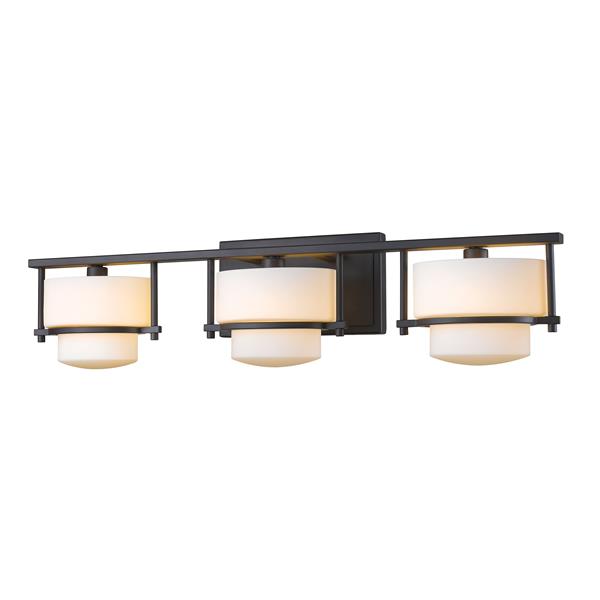 Z-lite Z-Lite Porter Bathroom Vanity Light - 3-Light - Bronze 3030-3V-BRZ Z-lite Z-Lite Porter Bathroom Vanity Light - 3-Light - Bronze 3030-3V-BRZ