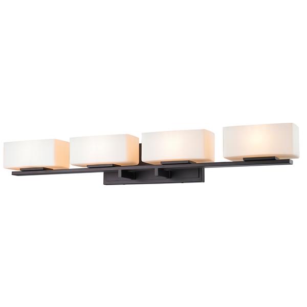 Z-lite Z-Lite Kaleb Bathroom Vanity Light - 4-Light - Bronze 3029-4V-BRZ Z-lite Z-Lite Kaleb Bathroom Vanity Light - 4-Light - Bronze 3029-4V-BRZ