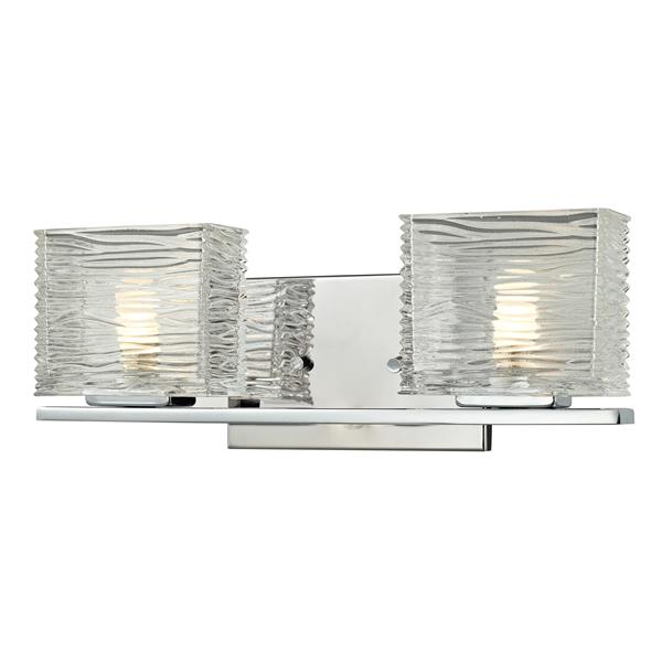 Z-lite Z-Lite Jaol Bathroom LED Vanity Light - 2-Light - Chrome 3025-2V-LED Z-lite Z-Lite Jaol Bathroom LED Vanity Light - 2-Light - Chrome 3025-2V-LED
