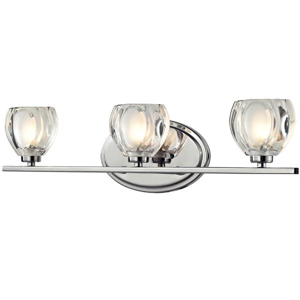 Z-lite Z-Lite Hale Bathroom LED Vanity Light - 3-Light - Chrome 3023-3V-LED Z-lite Z-Lite Hale Bathroom LED Vanity Light - 3-Light - Chrome 3023-3V-LED
