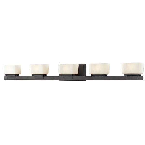 Z-lite Z-Lite Gaia Bathroom LED Vanity Light - 5-Light - Bronze 3021-5V-LED Z-lite Z-Lite Gaia Bathroom LED Vanity Light - 5-Light - Bronze 3021-5V-LED