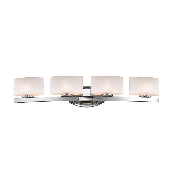 Z-lite Z-Lite Galati Bathroom LED Vanity Light - 4-Light - Chrome 3014-4V-LED Z-lite Z-Lite Galati Bathroom LED Vanity Light - 4-Light - Chrome 3014-4V-LED