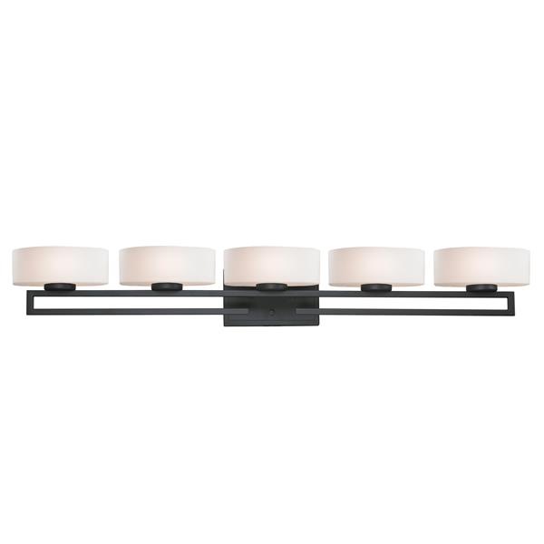 Z-lite Z-Lite Cetynia Bathroom LED Vanity Light - 5-Light - Bronze 3012-5V-LED Z-lite Z-Lite Cetynia Bathroom LED Vanity Light - 5-Light - Bronze 3012-5V-LED