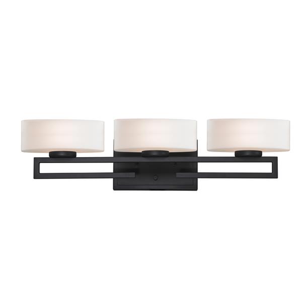 Z-lite Z-Lite Cetynia Bathroom LED Vanity Light - 3-Light - Bronze 3012-3V-LED Z-lite Z-Lite Cetynia Bathroom LED Vanity Light - 3-Light - Bronze 3012-3V-LED