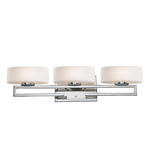 Z-lite Z-Lite Cetynia Bathroom LED Vanity Light - 3-Light - Chrome 3011-3V-LED Z-lite Z-Lite Cetynia Bathroom LED Vanity Light - 3-Light - Chrome 3011-3V-LED