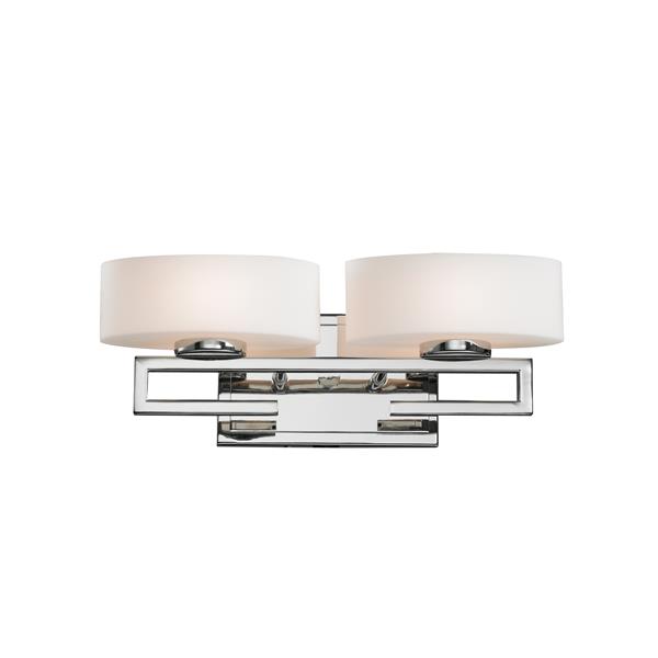 Z-lite Z-Lite Cetynia Bathroom LED Vanity Light - 2-Light - Chrome 3011-2V-LED Z-lite Z-Lite Cetynia Bathroom LED Vanity Light - 2-Light - Chrome 3011-2V-LED