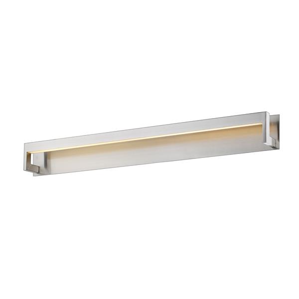 Applique pour salle de bain Linc, 1 lumière, nickel brossé