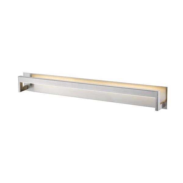 Applique pour salle de bain Linc, 1 lumière, nickel brossé