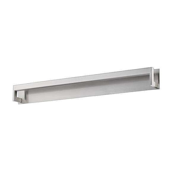 Applique pour salle de bain Linc, 1 lumière, nickel brossé