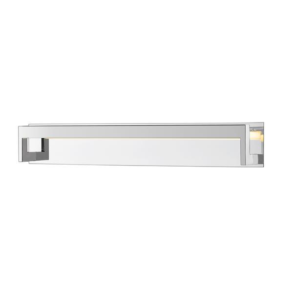 Z-Lite Linc Bathroom LED Vanity Light - 1-Light - Chrome