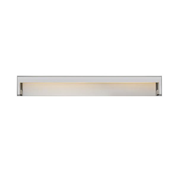 Applique pour salle de bain Linc, 1 lumière, nickel brossé