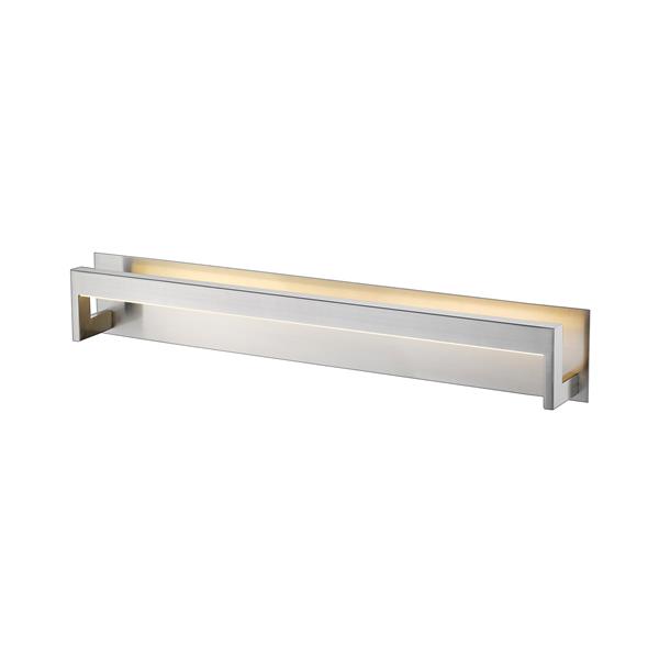 Applique pour salle de bain Linc, 1 lumière, nickel brossé