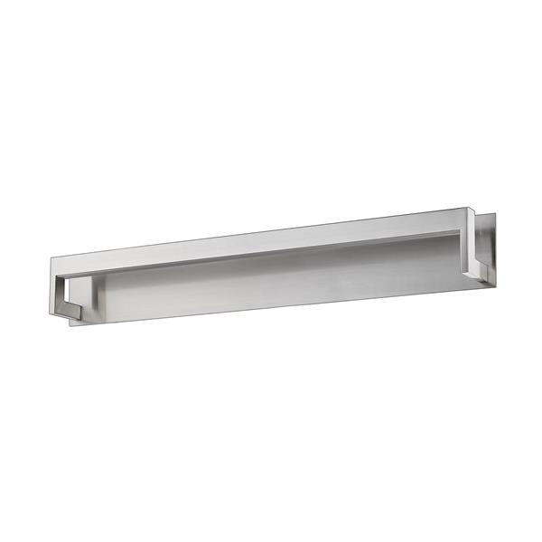 Applique pour salle de bain Linc, 1 lumière, nickel brossé