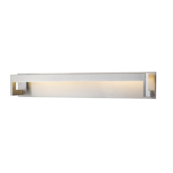 Applique pour salle de bain Linc, 1 lumière, nickel brossé