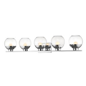 Applique pour salle de bain Osono, 5 lumières, chrome