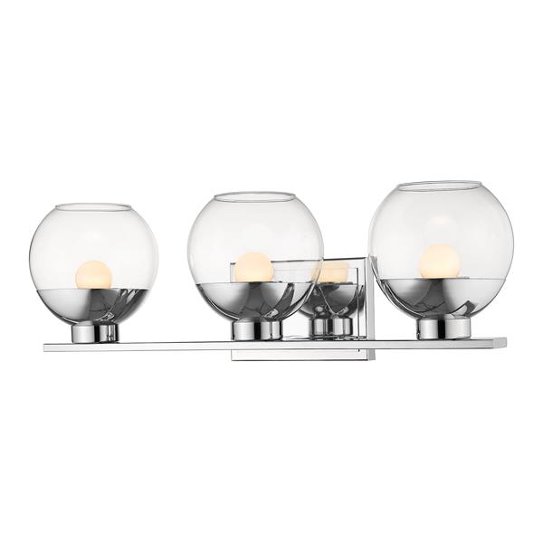 Z-lite Z-Lite Osono Bathroom LED Vanity Light - 3-Light - Chrome 1924-3V-CH-LED Z-lite Z-Lite Osono Bathroom LED Vanity Light - 3-Light - Chrome 1924-3V-CH-LED