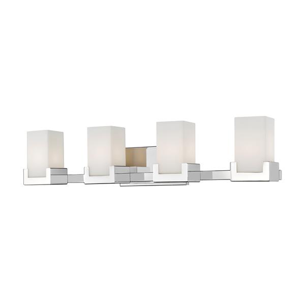 Z-lite Z-Lite Peak Bathroom LED Vanity Light - 4-Light - Chrome 1920-4V-CH-LED Z-lite Z-Lite Peak Bathroom LED Vanity Light - 4-Light - Chrome 1920-4V-CH-LED