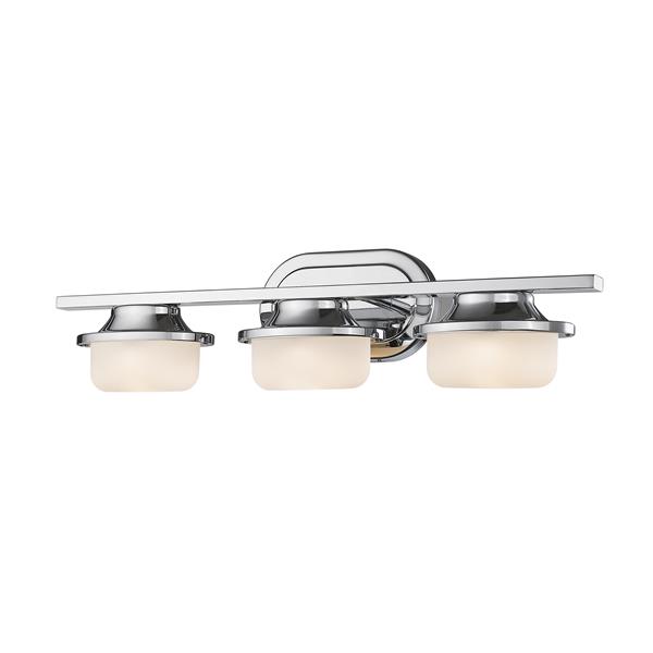 Applique pour salle de bain Optum, 3 lumières, chrome