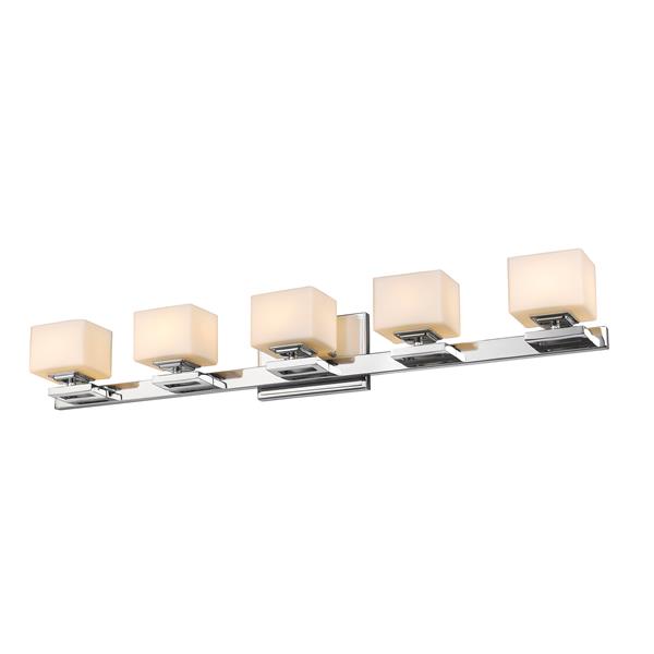 Z-Lite Cuvier Bathroom Vanity Light - 5-Light - Chrome