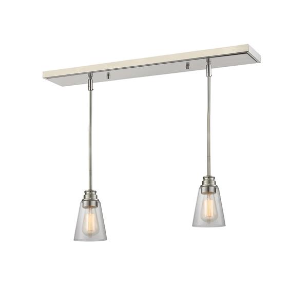 Z-Lite Annora 2-light Kitchen Island Light - Nickel