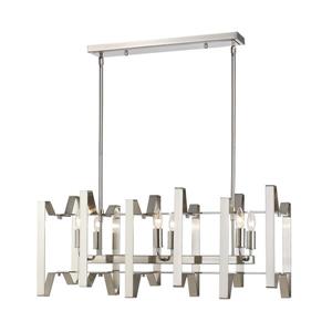 Z-Lite Marsala 6-light Kitchen Island Light - Nickel