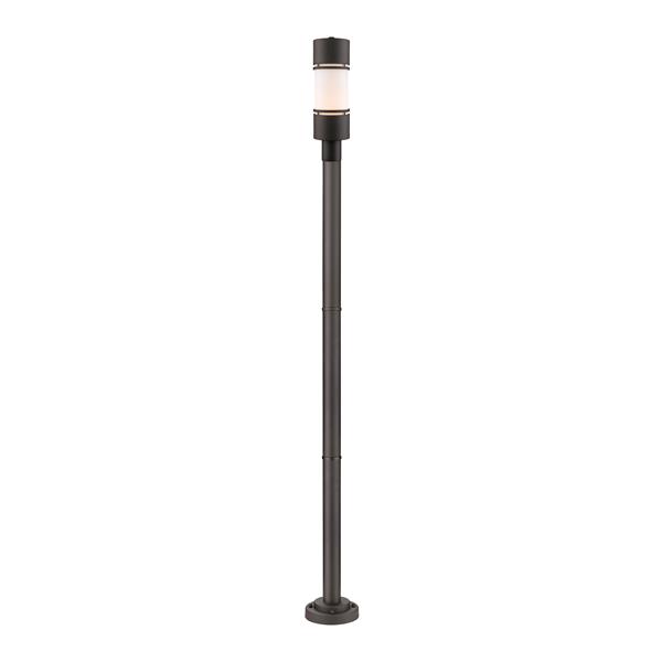 Z-Lite Luminata Outdoor Post Light - Mounted Fixture - Deep Bronze