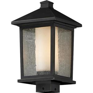 Z-Lite Mesa Outdoor Posthead Light - Oil Rubbed Bronze - 9.5-in x 17-in
