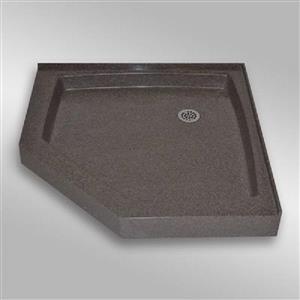 Base de douche en angle NEO, 42 po x 42 po, mystique