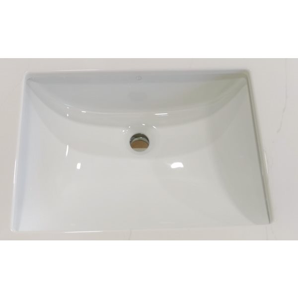 The Marble Factory 49-in x 22-in Bathroom Vanity Top with Square Sink - Espresso