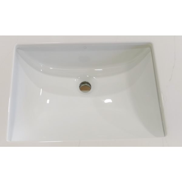 The Marble Factory 37-in x 22-in Bathroom Vanity Top with Undermount Sink - Mystique