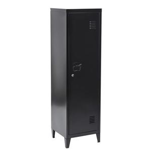 Homycasa Councilbluffs Metal Cabinet/Locker Bookcase - Black - 54.1-in