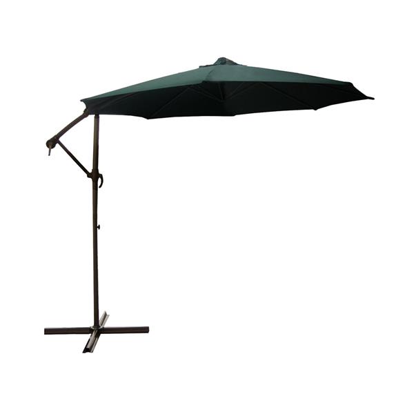 Northlight Outdoor Patio Off Set Crank And Tilt Umbrella Green 10 30943828 Rona