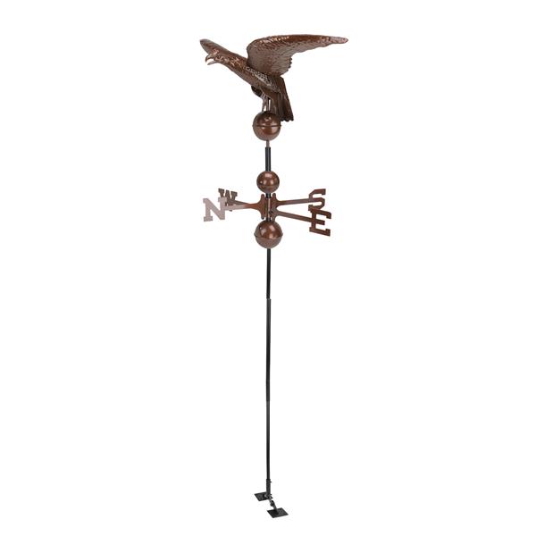 Northlight Eagle Decor Outdoor Weathervane - Chocolate Brown - 3-ft