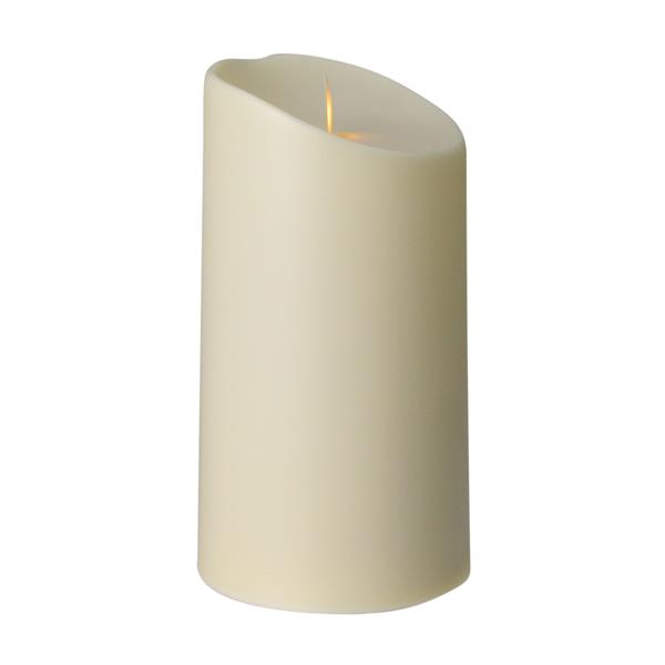 Northlight Off-White Luminara Flameless LED Lighted Pillar Candle
