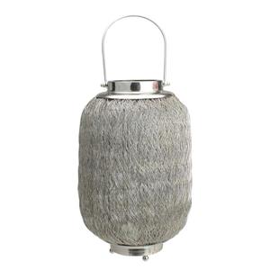 Northlight Beach Day Large Wire Woven Hurricane Pillar Candle Holder