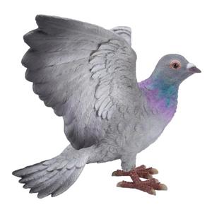 Statue de jardin, pigeon gris, 9,25 po