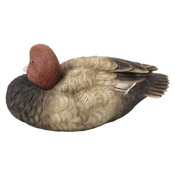 Hi-Line Gift Ltd. Decorative Garden Statue - Mallard With Red Head - 4.02-in